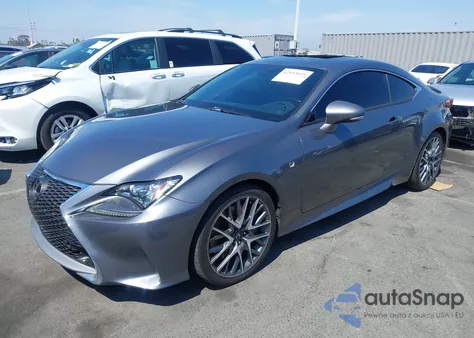 2016 Lexus Rc 200T из США, поврежденный, VIN JTHHA5BC4G5000762